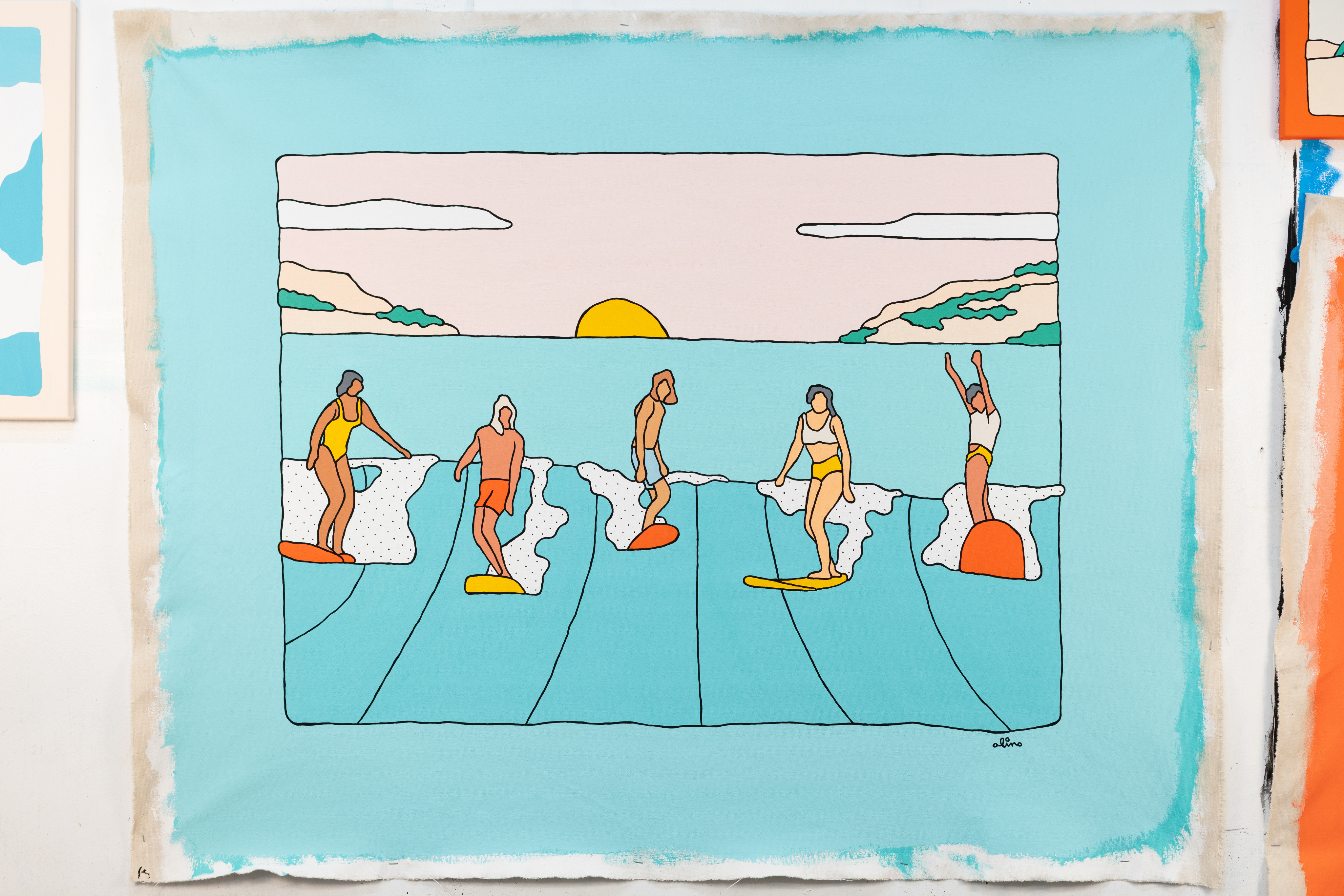 watercolor impressionist painting