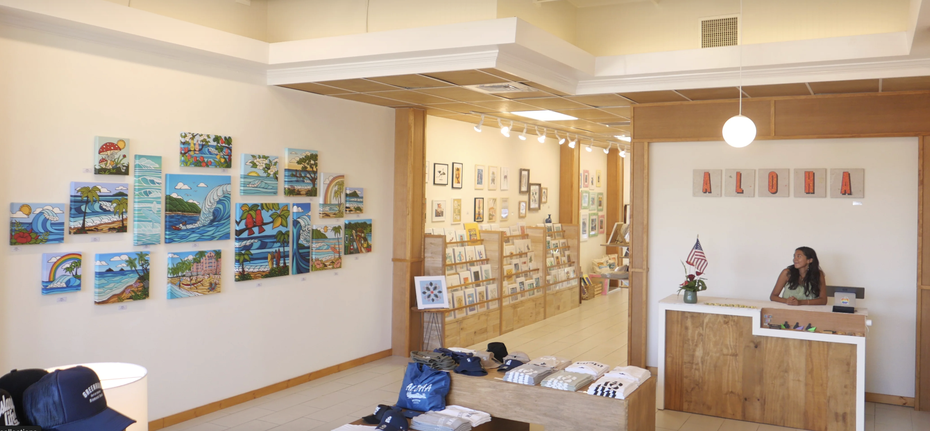 photo of people at museum