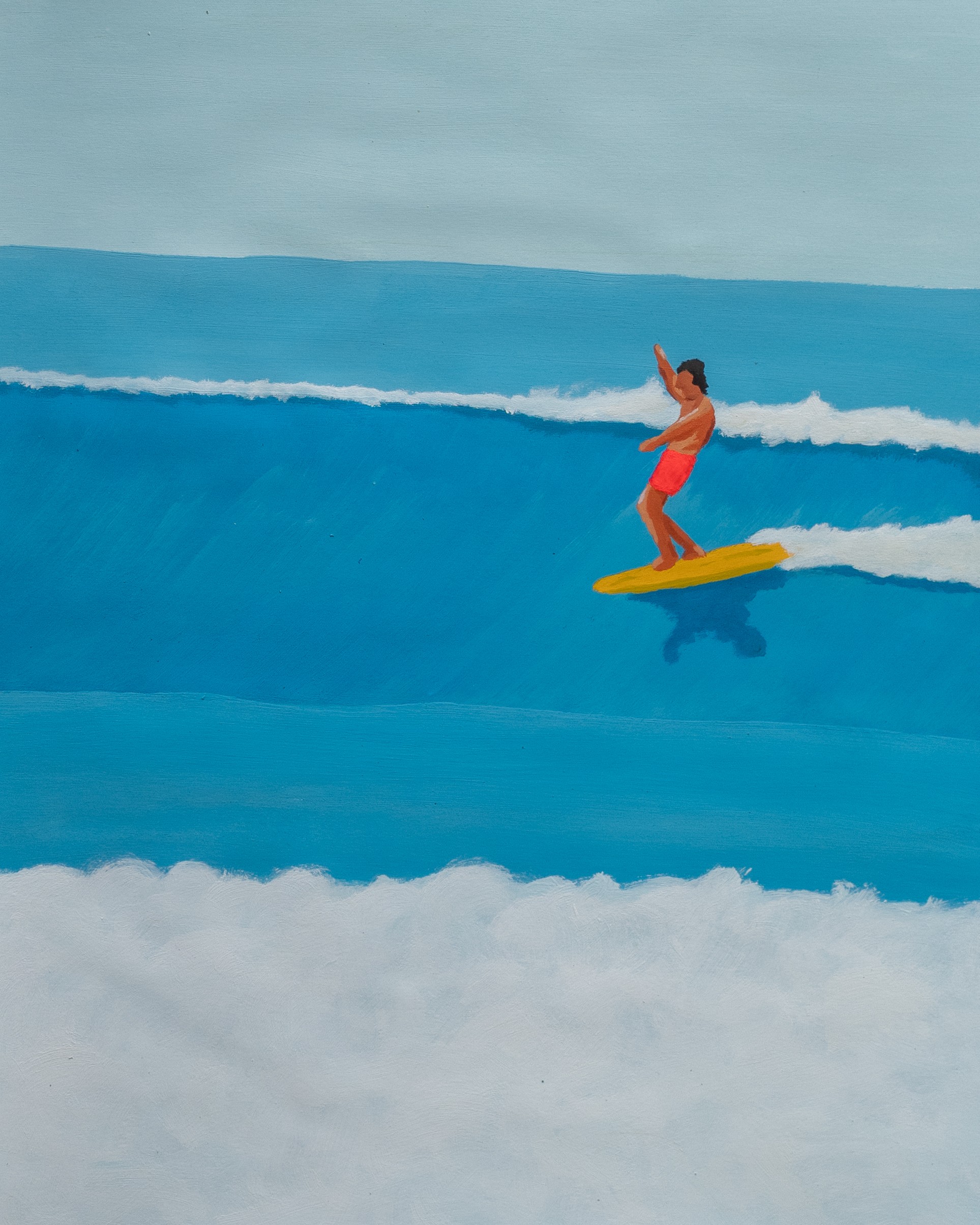 photograph of woman on gym floor